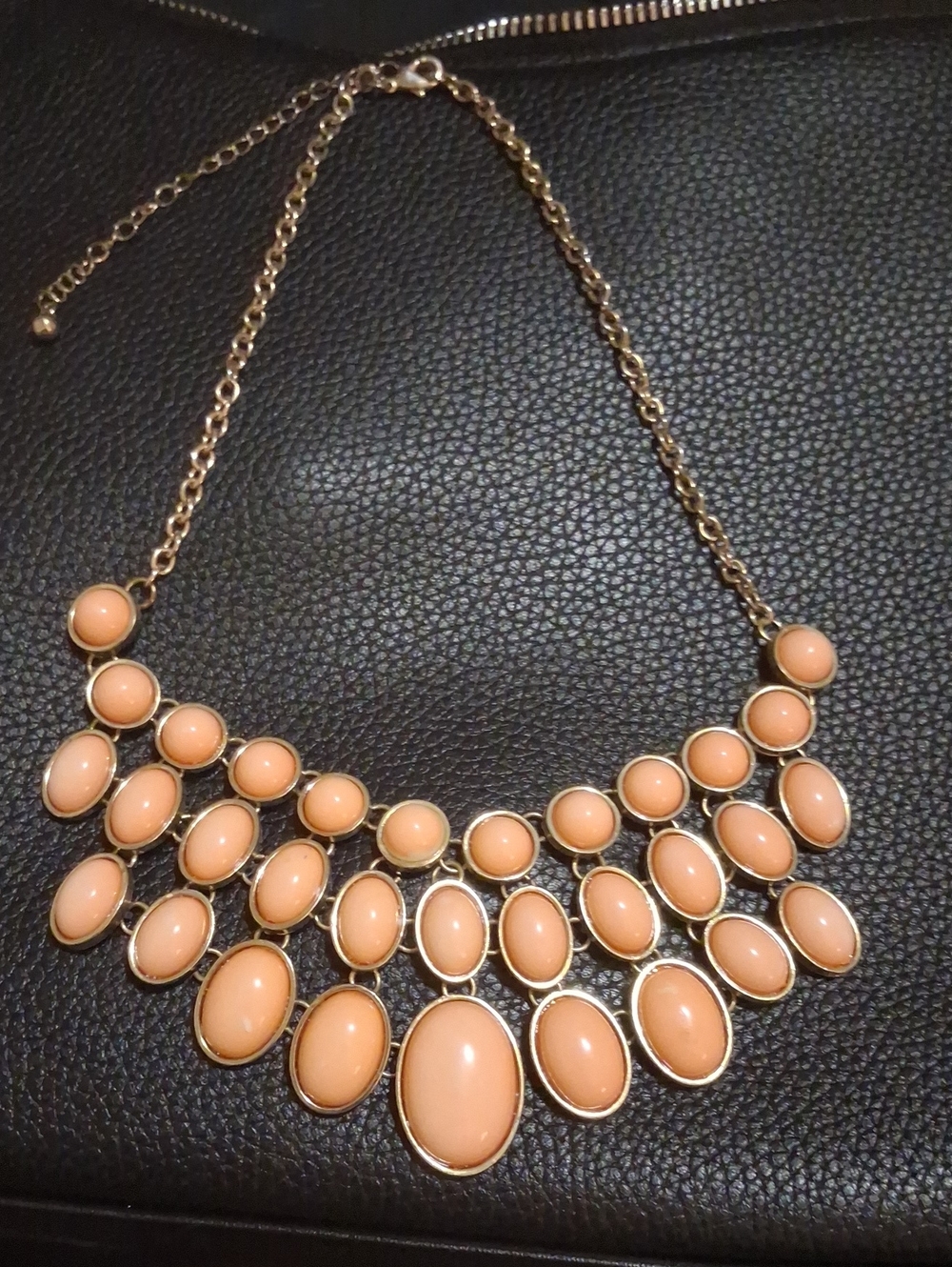 Peach Statement Necklace - Women Jewelry